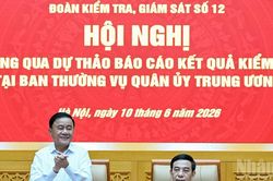 [Ảnh] Hội nghị thông qua dự thảo Báo cáo kết quả kiểm tra tại Ban Thường vụ Quân ủy Trung ương