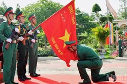 Đồng Tháp tổ chức tuyên thệ chiến sĩ mới
