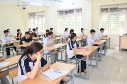 Thí sinh có mặt làm thủ tục dự thi kỳ thi tốt nghiệp trung học phổ thông đạt 99%