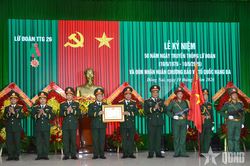 Lữ đoàn Tăng thiết giáp 26 đón nhận Huân chương Bảo vệ Tổ quốc hạng Ba