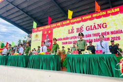 1.328 chiến sĩ nghĩa vụ CAND hoàn thành huấn luyện