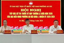 Tổ đại biểu số 3 HĐND phường An Hải tiếp x&uacute;c cử tri trước kỳ họp giữa năm 2026