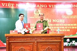 Ký kết kế hoạch phối hợp trong công tác bảo đảm ANTT và lĩnh vực tiền tệ, ngân hàng trên địa bàn TP Đà Nẵng