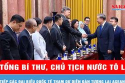 Tổng Bí thư, Chủ tịch nước Tô Lâm tiếp các đại biểu quốc tế tham dự Diễn đàn Tương lai ASEAN 2026