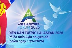 TRỰC TIẾP: Diễn đàn Tương lai ASEAN 2026   Phiên thảo luận chuyên đề chiều ngày 10/6/2026