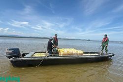 Xử phạt người điều khiển xuồng máy chở gần 2.000 lít xăng không rõ nguồn gốc