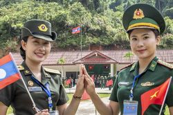 Sĩ quan trẻ Biên phòng Việt Nam - Lào: Viết tiếp bài ca thanh xuân hữu nghị