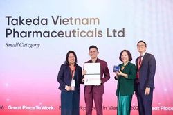 Takeda Việt Nam dẫn đầu bảng xếp hạng 'Nơi làm việc tốt nhất Việt Nam 2026'