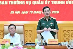 Th&ocirc;ng qua dự thảo b&aacute;o c&aacute;o kiểm tra với Ban thường vụ Qu&acirc;n ủy Trung ương