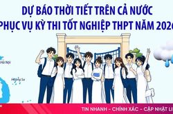 Dự báo thời tiết trên cả nước phục vụ kỳ thi tốt nghiệp THPT năm 2026