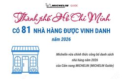 TP Hồ Chí Minh có 81 nhà hàng được Michelin vinh danh