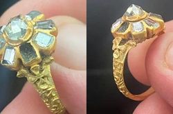 Dò kim loại, người đàn ông đào được chiếc nhẫn trị giá 704 triệu đồng