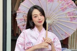 Vắng người đặc biệt, Hoa hậu Thanh Thủy vẫn giữ phong độ khi đi Nhật