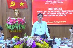 Đoàn kiểm tra số 1028 thông qua Dự thảo báo cáo kết quả kiểm tra tại 8 xã miền núi