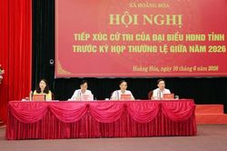 Cử tri xã Hoằng Hóa kiến nghị quy hoạch đô thị và một số chế độ, chính sách đặc thù