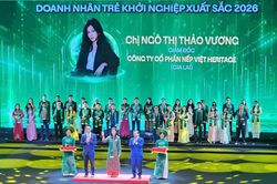 Vinh danh 86 doanh nhân trẻ khởi nghiệp xuất sắc năm 2026