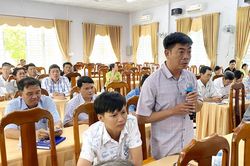 Phường Thới Sơn lấy ý kiến cộng đồng dân cư về quy hoạch chung đô thị Tịnh Biên