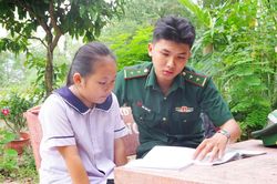 Người cán bộ biên phòng trẻ ưu tú