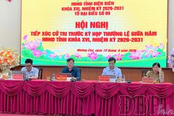Đại biểu HĐND tỉnh tiếp xúc cử tri xã Mường Chà