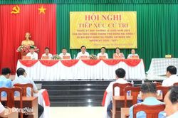Phó Bí thư Thành ủy Võ Tấn Đức tiếp xúc cử tri xã Phước An