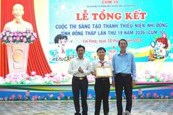 10 sản phẩm xuất sắc đạt giải tại Cuộc thi sáng tạo thanh thiếu niên, nhi đồng tỉnh Đồng Tháp lần thứ 19, Cụm 10