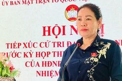 Phó Chủ tịch HĐND tỉnh Huỳnh Thúy Vân tiếp xúc cử tri xã Canh Liên