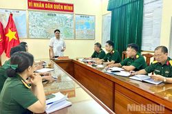 Giữ vững thế trận quốc ph&ograve;ng to&agrave;n d&acirc;n từ cơ sở: Nh&igrave;n từ việc ch&iacute;nh quy h&oacute;a Ban CHQS cấp x&atilde;