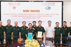 Hội Cựu chiến binh và Doanh nhân cựu chiến binh tỉnh Thái Nguyên ký quy chế phối hợp