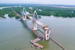 Cầu Phước An gần 5.000 tỷ đồng nối Đồng Nai - TP.HCM vượt tiến độ 6 tháng