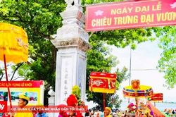 Đông đảo người dân tưởng nhớ Chiêu Trưng Đại vương Lê Khôi