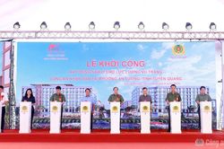 Khởi công dự án nhà ở xã hội cho cán bộ, chiến sĩ Công an nhân dân tại Tuyên Quang
