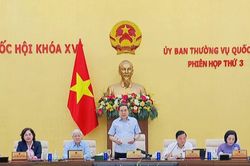 Khai mạc phiên họp thứ 3 của Ủy ban Thường vụ Quốc hội