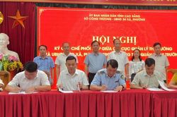 Chi cục Quản lý thị trường tỉnh ký kết Quy chế phối hợp với UBND 56 xã, phường