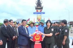 Gia Lai: Trang trọng tổ chức lễ tiễn v&agrave; b&agrave;n giao h&agrave;i cốt liệt sĩ hy sinh tại Campuchia