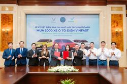 Huy Long và Green SM đưa 2.000 ô tô điện VinFast vào kinh doanh dịch vụ vận tải