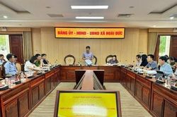 Xã Hoài Đức dự kiến phương án sắp xếp các thôn, tổ dân phố như thế nào?