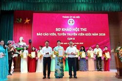 Xã An Khánh đoạt giải nhất sơ khảo Hội thi Báo cáo viên, tuyên truyền viên giỏi cụm 8