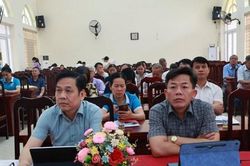 Ứng Thiên lấy ý kiến nhân dân về Đề án sắp xếp thôn