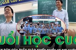 Xúc động lời nhắn gửi của thầy giáo trong buổi học cuối khiến nhiều học sinh rơi nước mắt
