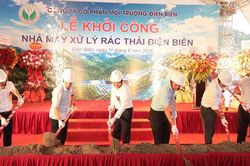 Điện Biên khởi công nhà máy xử lý rác thải hiện đại trị giá 237,5 tỉ đồng