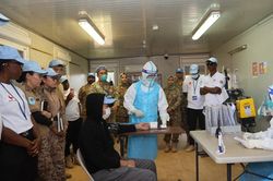 Bệnh viện dã chiến Việt Nam tại Nam Sudan chủ động nâng cao năng lực ứng phó dịch Ebola