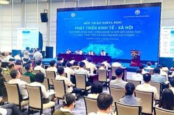 Hội thảo Phát triển kinh tế-xã hội dựa trên khoa học, công nghệ và đổi mới sáng tạo