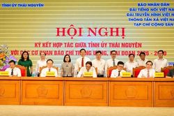 Thái Nguyên và 5 cơ quan thông tấn, báo chí Trung ương ký kết hợp tác tuyên truyền
