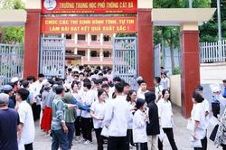 Hải Phòng ngày đầu kỳ thi tốt nghiệp trung học phổ thông an toàn, nghiêm túc