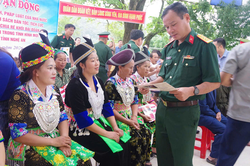 Sáng đẹp Làng văn hóa quân - dân kiểu mẫu