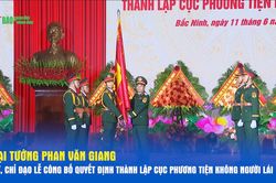 Đại tướng Phan Văn Giang dự, chỉ đạo Lễ công bố Quyết định thành lập Cục Phương tiện không người lái