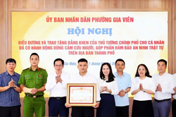 Thanh niên Phạm Thế Huy Hoàng dũng cảm cứu người nhận bằng khen của Thủ tướng Chính phủ