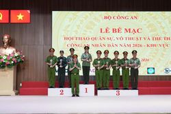 Bộ Tư lệnh Cảnh sát cơ động vô địch toàn đoàn Hội thao CAND khu vực II