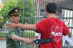 Hà Tĩnh đồng loạt sử dụng máy quét an ninh tại 35 Điểm thi