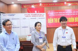 Lãnh đạo tỉnh Đắk Lắk gửi gắm niềm tin vào đội ngũ làm nhiệm vụ coi thi
